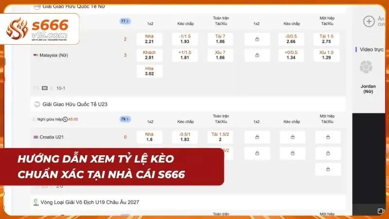 Tỷ Lệ Cá Cược Bóng Đá - Cách Đọc Kèo Nhà Cái Chính Xác 5 Hướng dẫn chi tiết cách đọc các mốc điểm chấp cơ bản trên giao diện bảng cược thể thao