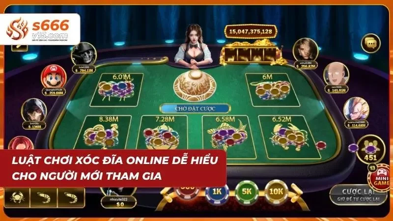 Bộ dụng cụ xóc đĩa truyền thống và quy chuẩn lắc đĩa trực quan từ dealer